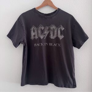 H&M x ACDC Vintage Wash Concert Tee